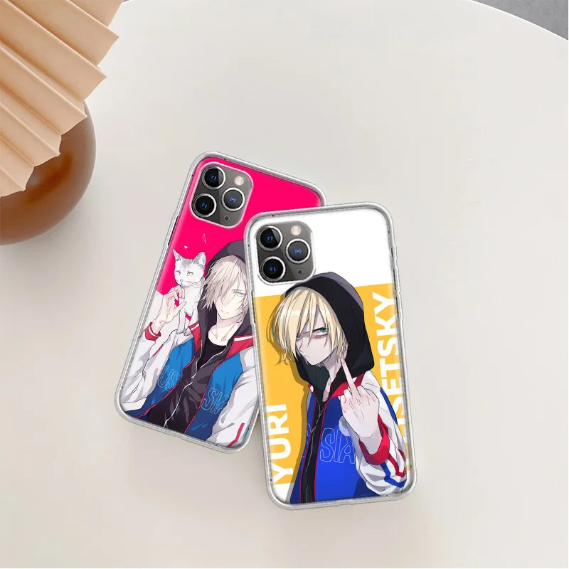 Чехол для телефона Yuri On Ice с аниме Iphone 13 Pro Max Apple 11 12 Mini SE 2020 X XS XR 8 7 Plus 6 6S 5 |