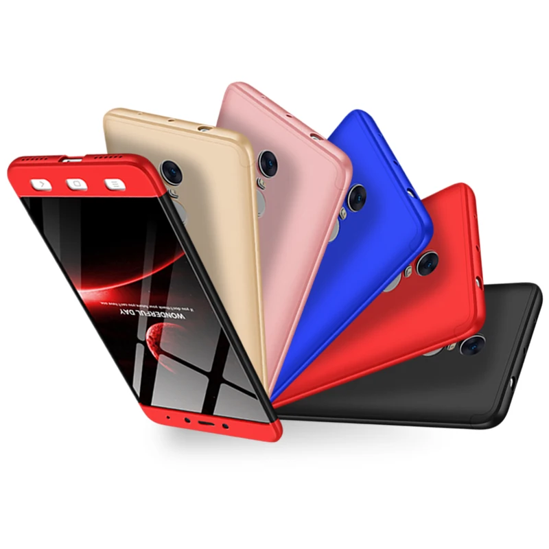 Чехол GKK для Redmi Note 4x твердый противоударный чехол с защитой всего корпуса