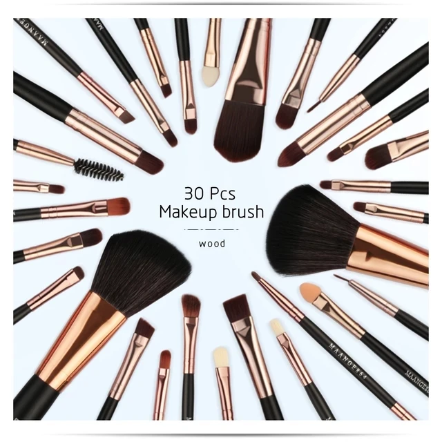 

MAANGE Makeup Brushes Set Professional 6-30Pcs Cosmetic Powder Eye Shadow Foundation Blush Blending Make Up Brush Maquiagem Hot