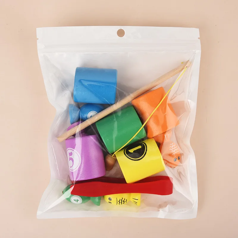 

Montessori Materials Educational Toys for Children Wooden Fishing & Catch Fish Baby Toys Kids Colors Match Learning Toy