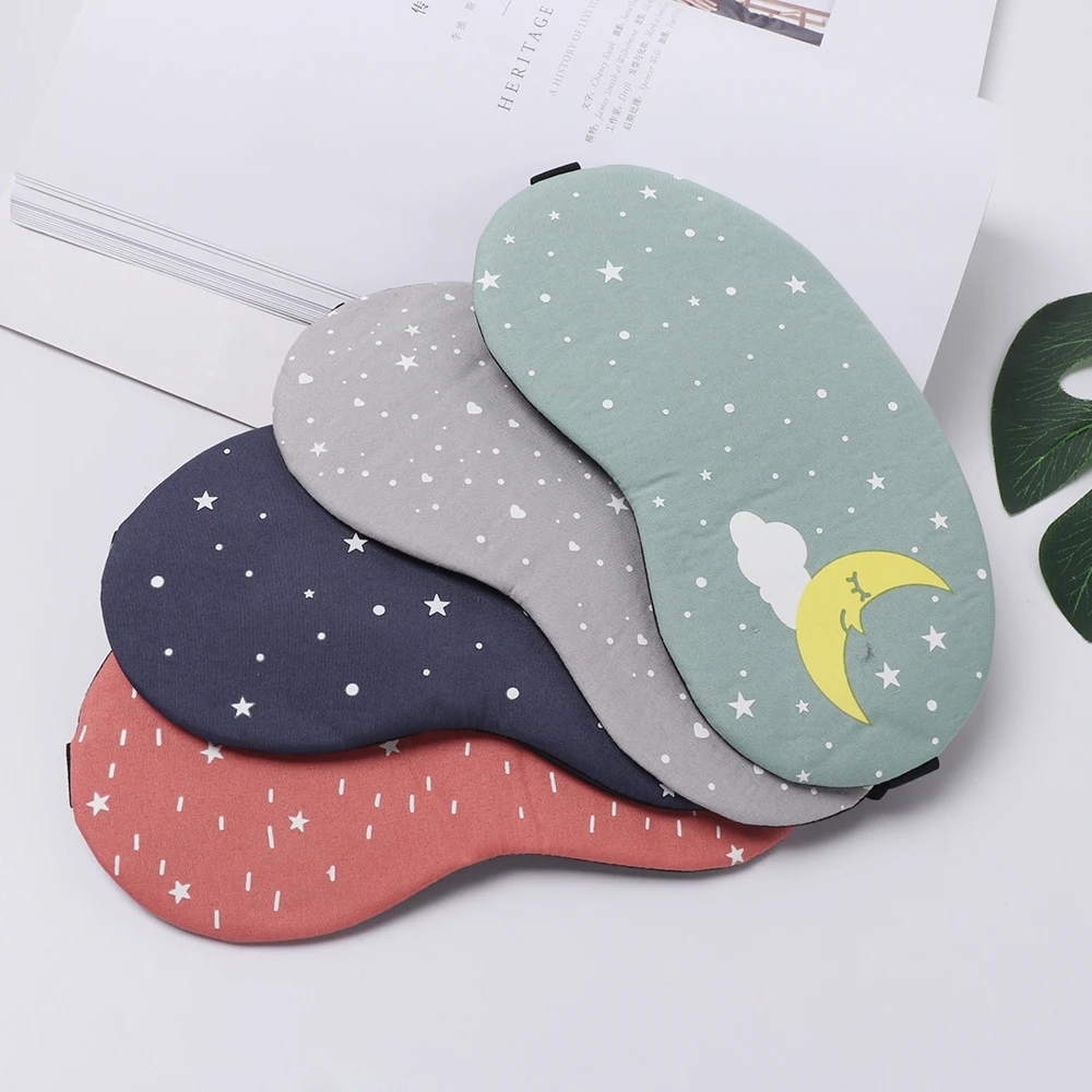 Новый Милый хлопковый чехол для глаз с мультяшным рисунком маска сна креативный
