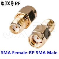 2pcs sma adapter sma female to rp sma male plug connector adapter gold plated straight coaxial rf adapters