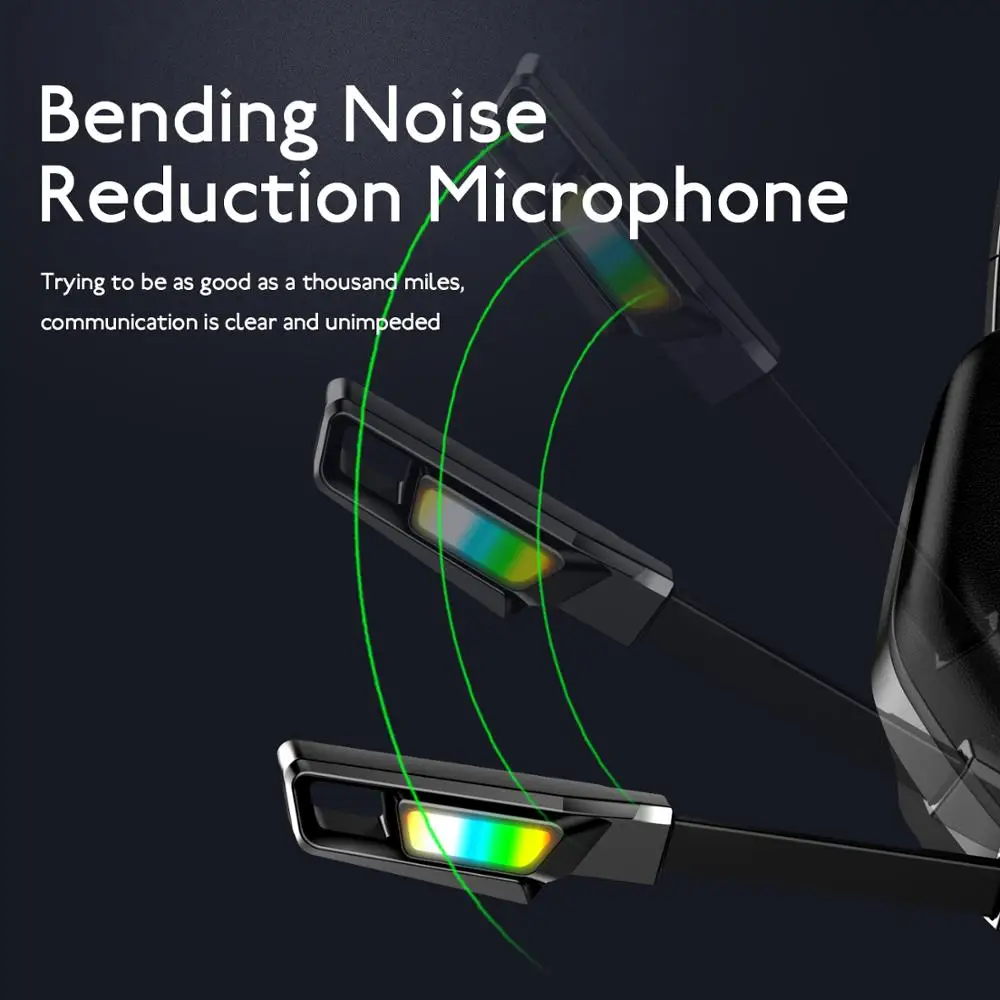 Игровые наушники Joinrun PS4 4D стерео RGB шатер гарнитура с микрофоном для нового