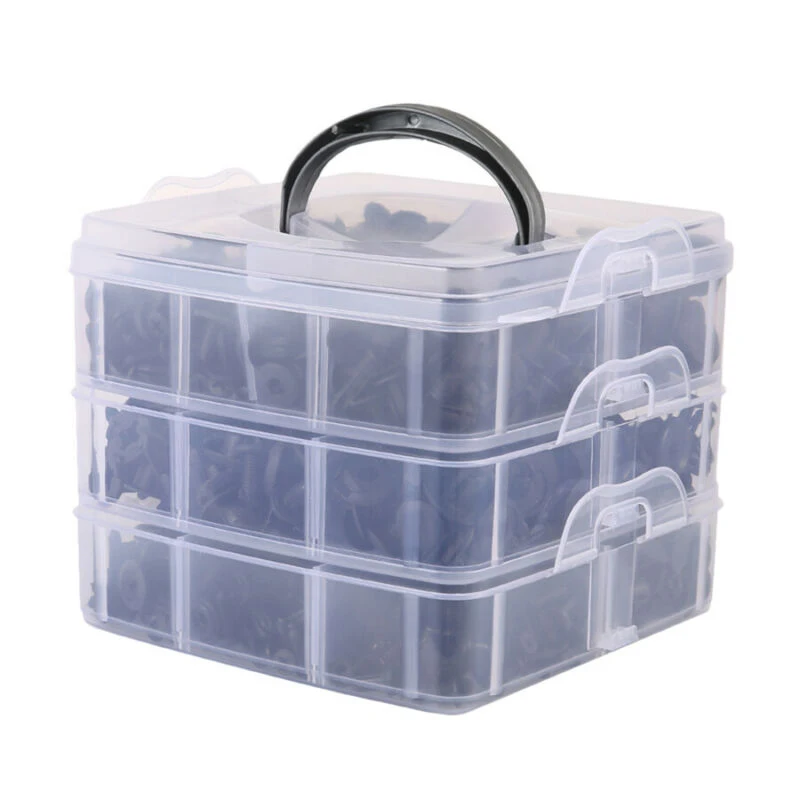 

Push Rivet Pin Moulding Clip 22 types Set Kit 635pcs Plastic Fasteners