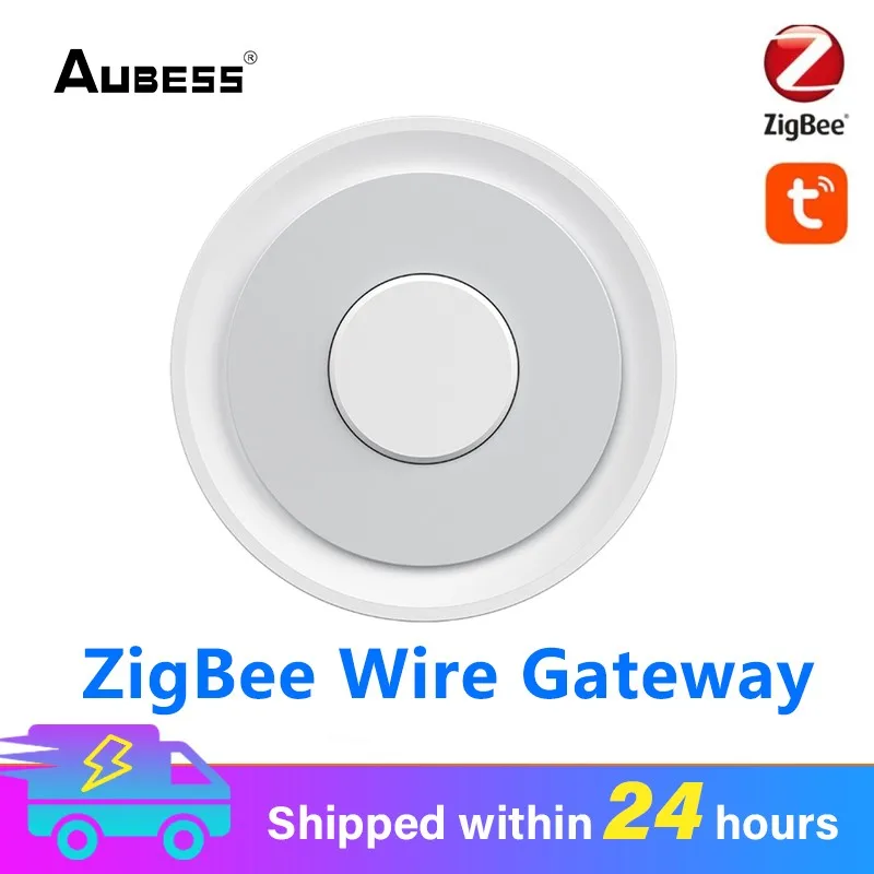 

Беспроводной пульт управления Tuya Zigbee, хаб для умного дома, работает с Alexa Google Home