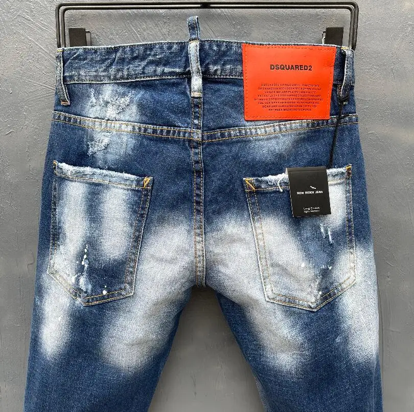 classic,Authentic DSQUARED2,Retro,Italian brand ,Women/Men Jeans,locomotive,Jogging jeans,DSQ029