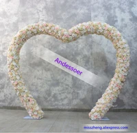 love heart arch new wedding balloon flower arch background frame store birthday party party performance decoration arch