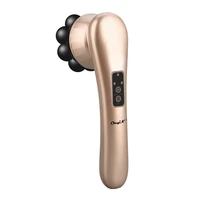 electric vibrating body massager magnetic hot compress massage roller back neck rotating ball massage hammer muscle pain relief