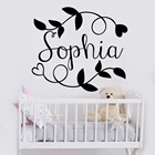 Настенная Наклейка с изображением Софии на заказ, украшение для дома, аксессуары для домашнего декора, детский дом, спальня, украшение для детской комнаты