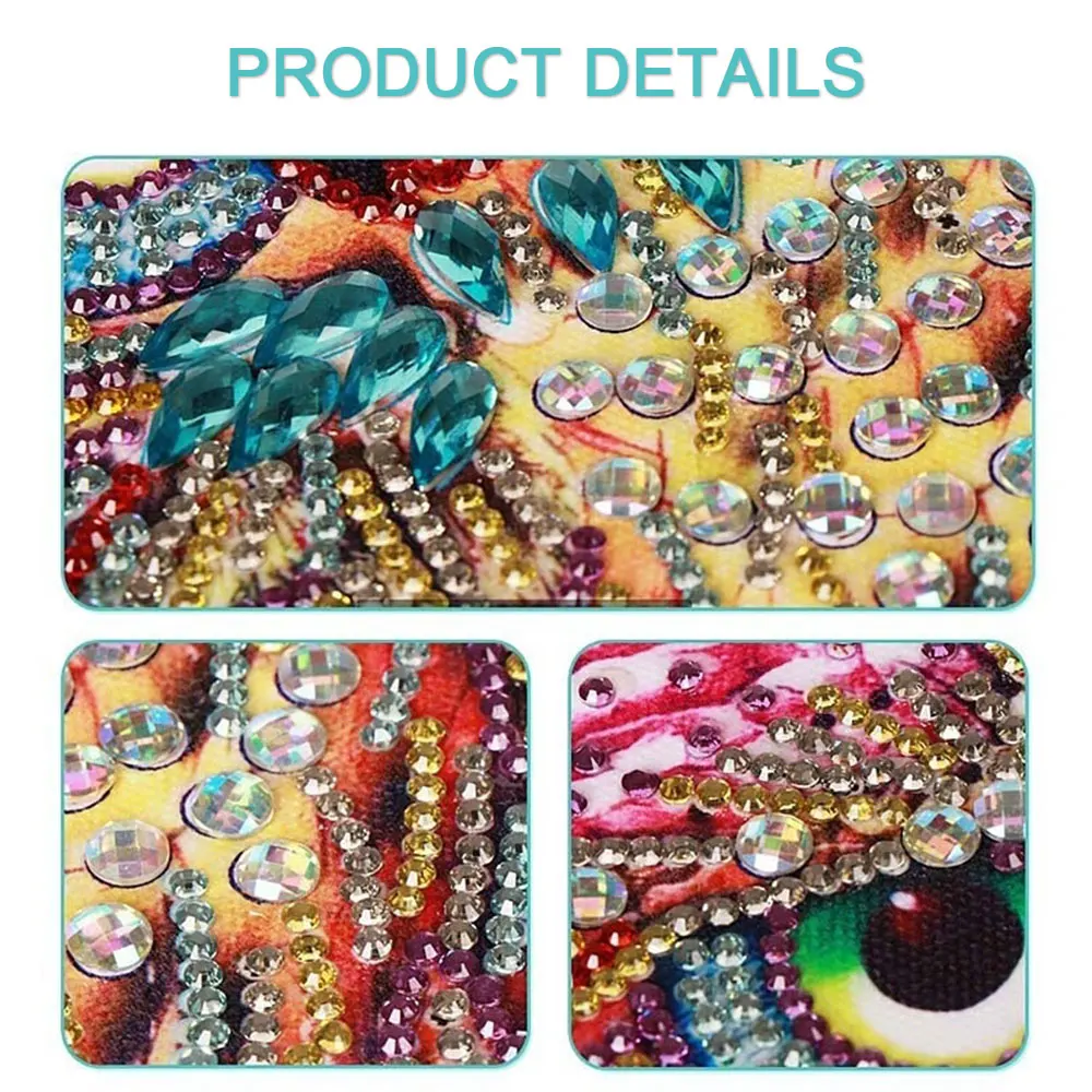 Картина с животными спальня круглые стразы вышивка крестиком алмазная картина