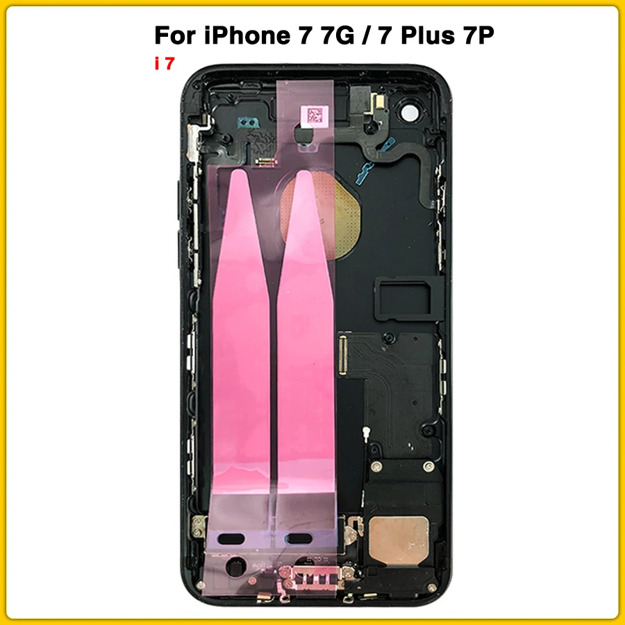 Новый чехол с полным корпусом для iPhone 7 7G Plus P батарея задняя крышка дверь средняя
