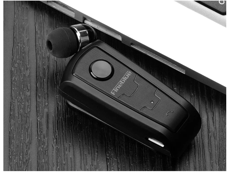 Настоящие Fineblue F910 Беспроводная bluetooth-гарнитура в ухо Вибрационный оповещение о ношении клип наушник Hands-Free для смартфонов