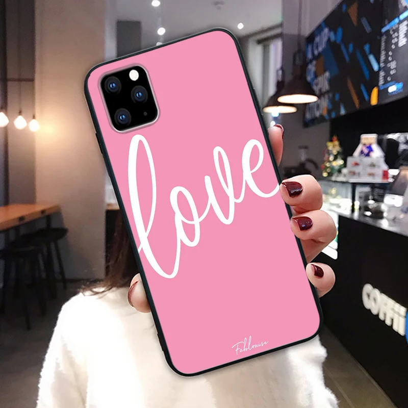

For Men Gold Pink Rose Glitter Heart Telephone Case For Xiaomi Redmi 5 6 6a S2 4x Go 7 7a 8 8a K20 9 K30 9a Pro Plus