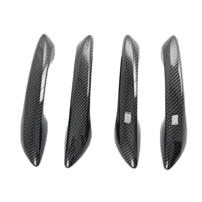 

for Hyundai Sonata 2020 2021 Carbon Fiber Car Door Handle Cover Trim Frame Sticker Bezel Exterior Auto Accessories