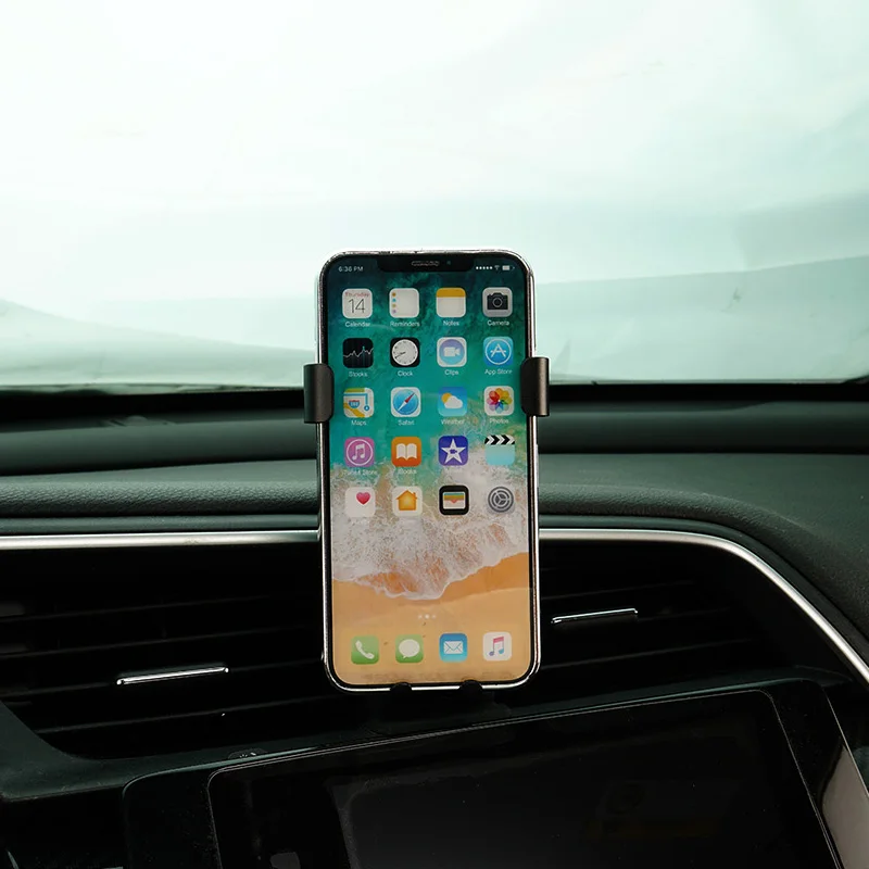 

LHD! Car Dashboard Air Vent Mount Bracket Phone Holder Mobile Phone Cradle Smartphone Stand for Honda Civic 10th Gen 2016-2020