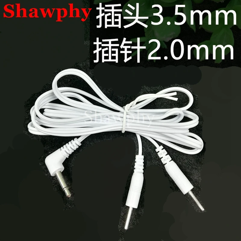 

5 Pieces Jack DC Head 3.5mm Electrode Lead Wires Cables Snap 3.5mm For TENS/EMS Machines