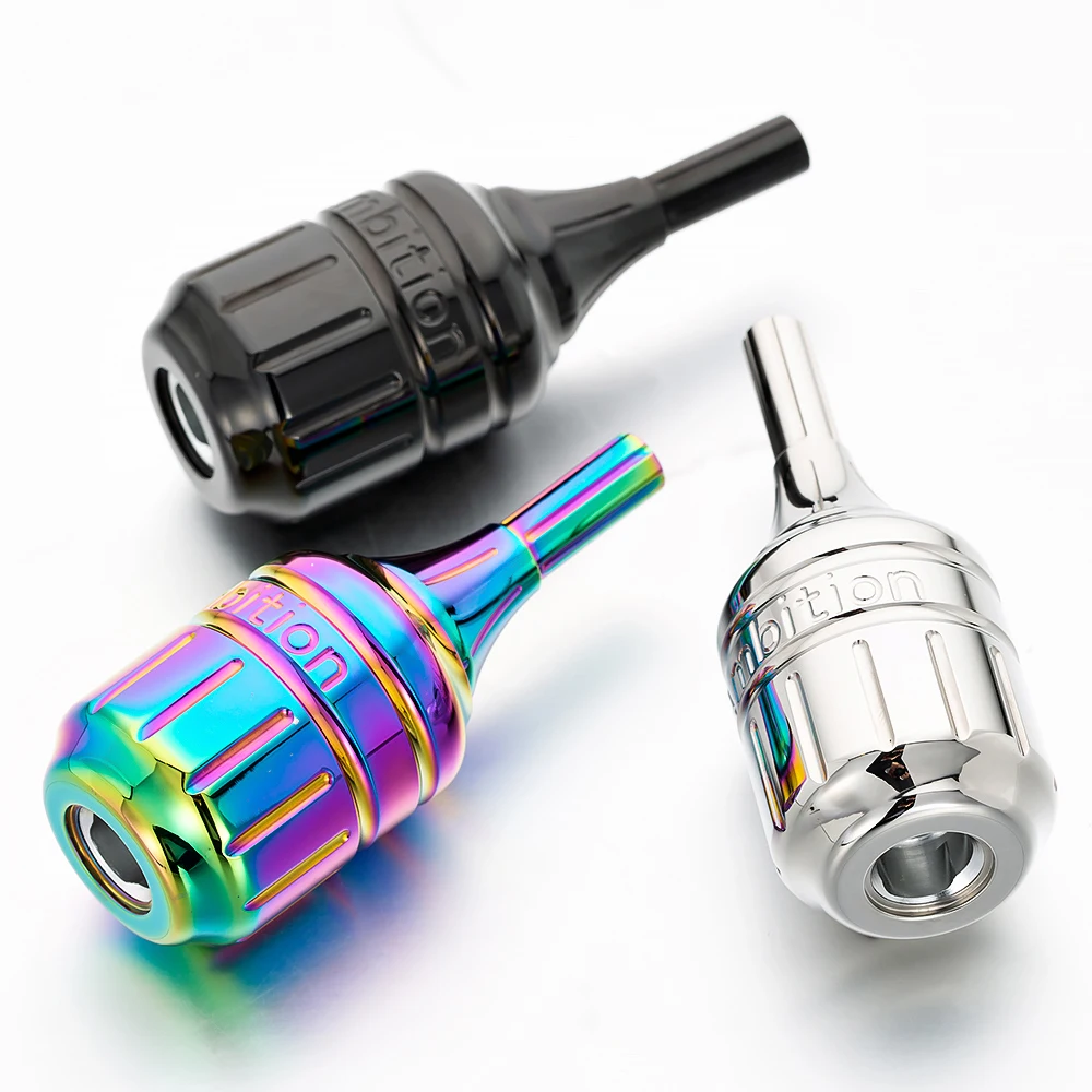 

High Quality Stainless Steel Adjustable Tattoo Cartridge Grip Self-Lock Grip Tattoo Supply For Tattoo Rotary Machine Gun