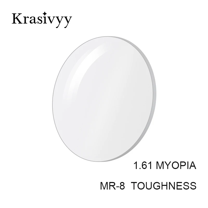 

Krasivyy 1.61 MR-8 High Quality Toughness Thinner Super-Tough Optical Lenses Aspheric Lens (Suggest for Punch/Trough/Trim)