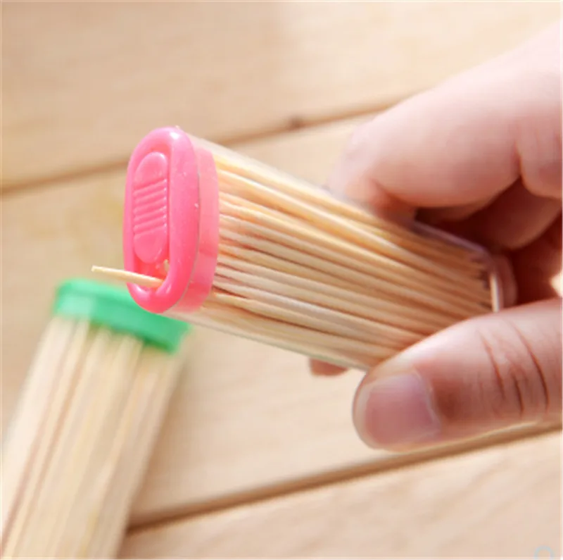 100 шт./кор. достойные бамбуковая зубочистка одноразовые натуральные зубочистки