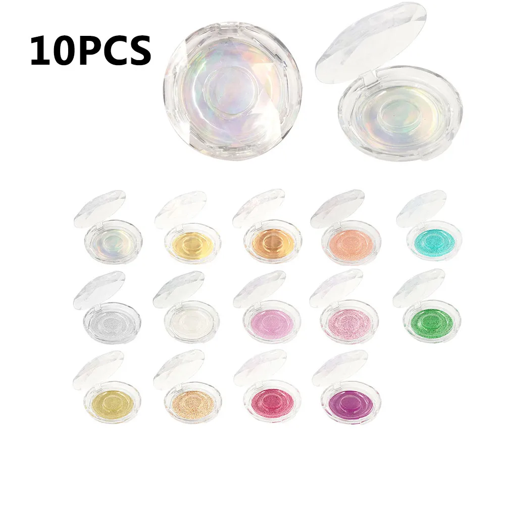 10 шт. пустой чехол для накладных ресниц пластиковый футляр контейнер с