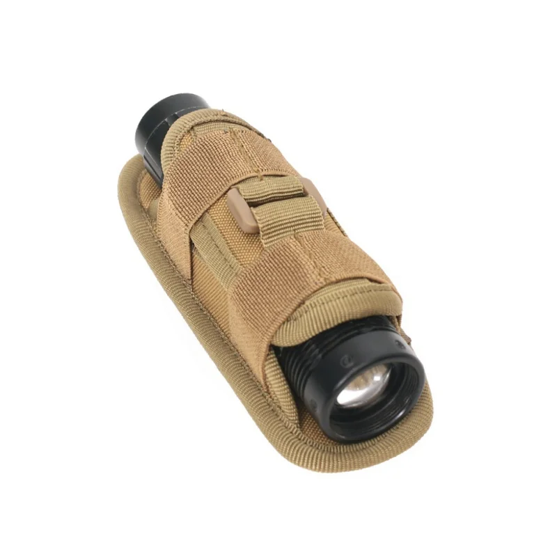 

1pc Portable Tactical Flashlight Pouch Holster 360 Degree Rotatable Torch Cover for Belt Flashlight Holder Hunting Accessories
