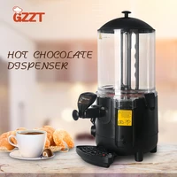 gzzt 5l 10l hot chocolate dispenser commercial drink warming machine hot drinks machine for coco coffee milk juice 110v 220v
