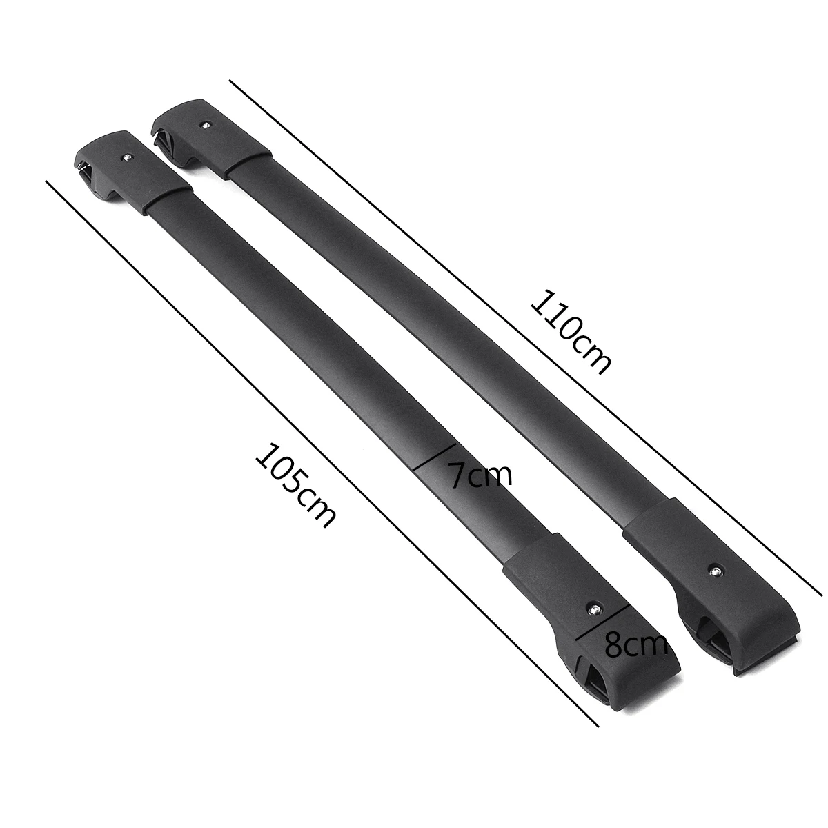 2 шт. поперечные рейки на крышу металлические автомобильные багажник передняя и