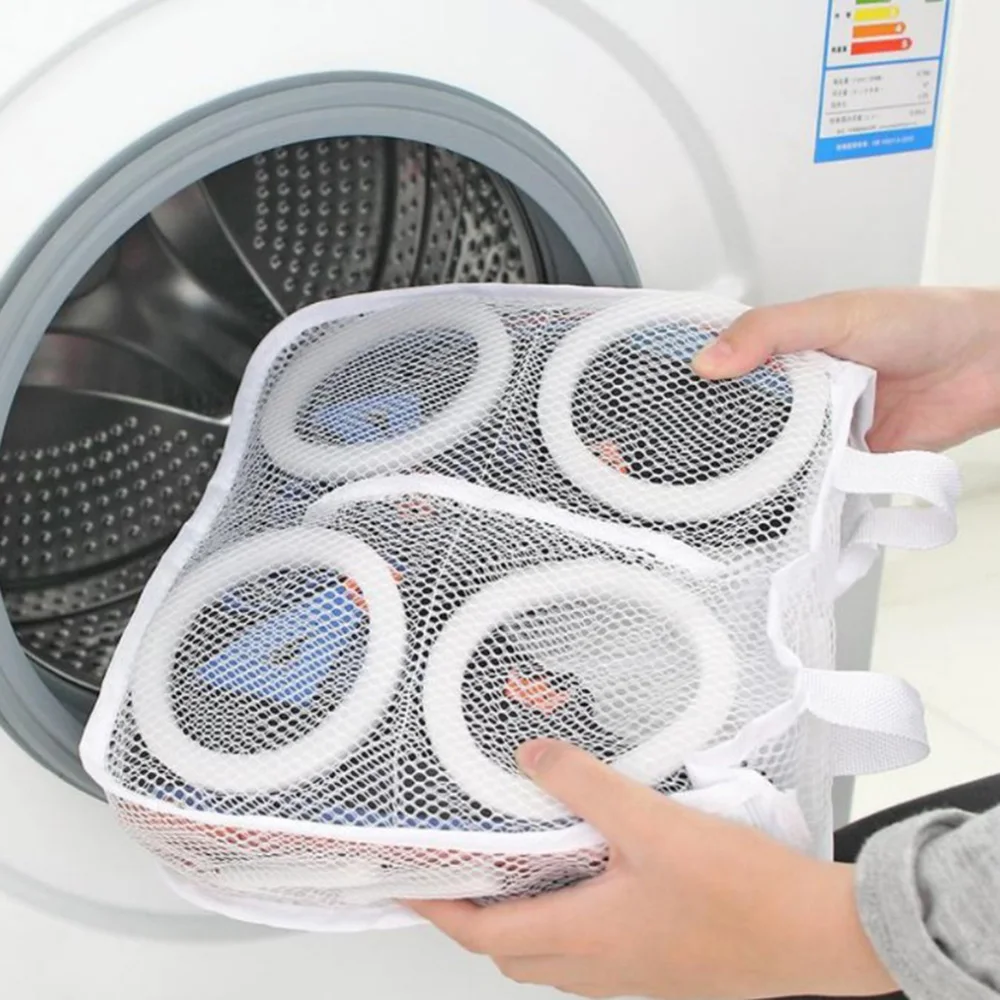 

Mesh Net Pouch Laundry Washing Bag Shoes Machine Cleaning Protector Organizer