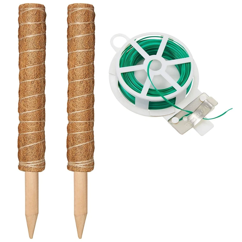 

Опорные стойки для кокосового дерева, 2 шт., 15,7 дюйма, 20 м, ремни для сада, Поддержка растений