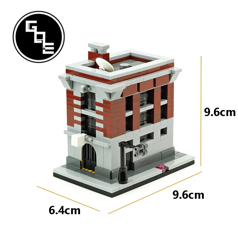 

MOC-10967 Firehouse Headquarters Ghostbusters Model building blcosk High-Tech Bricks Fit Creative Ideal Diy Toy Christmas Gifts