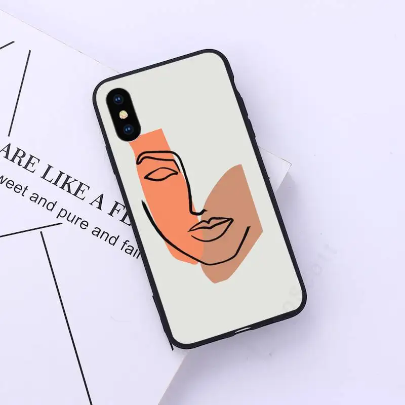 

Art Retro Abstract Geometry Phone Case for iPhone 11 12 pro XS MAX 8 7 6 6S Plus X 5S SE 2020 XR