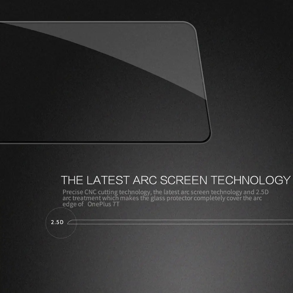 

Tempered Glass For Oneplus 7T Screen Protector One plus 7T Nillkin Anti-Explosion CP+ 2.5D Full Cover Oneplus 7T Glass Film