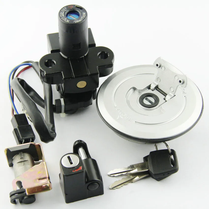 

New Motorcycle Fuel Gas Key Lock Kit Ignition Switch Lock Set For Honda VTR250 MC33 1998 1999 2000 2001- 2007 High Quality Parts