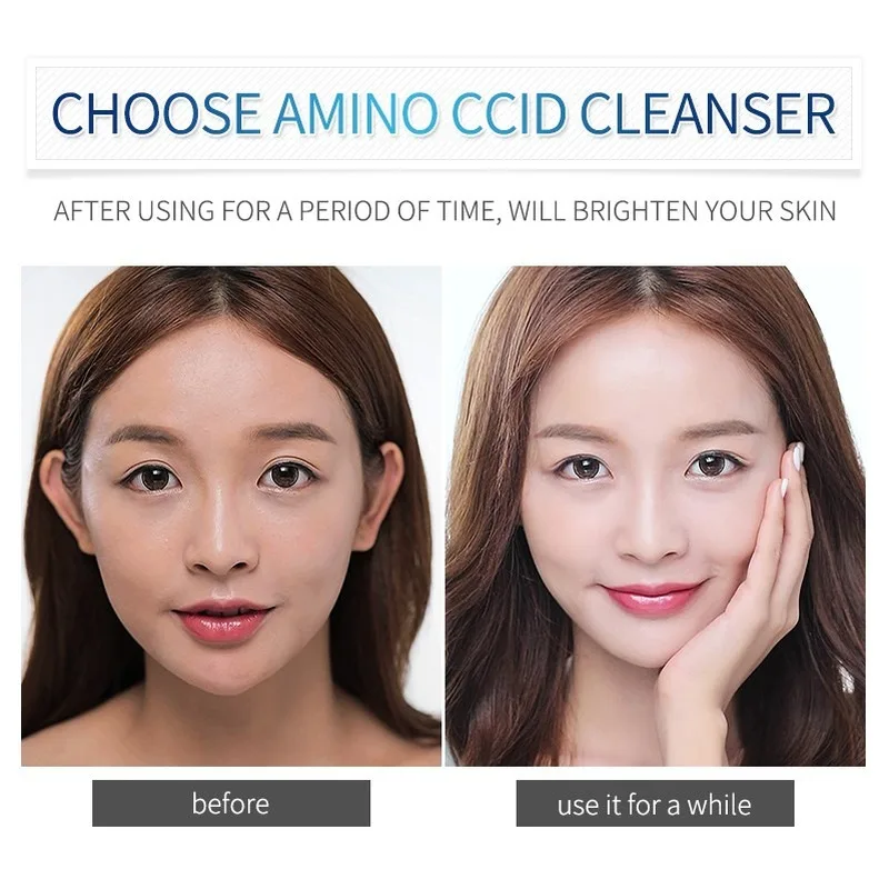 LAIKOU очищающий мусс Аминокислотный очиститель для лица увлажнение отбеливание