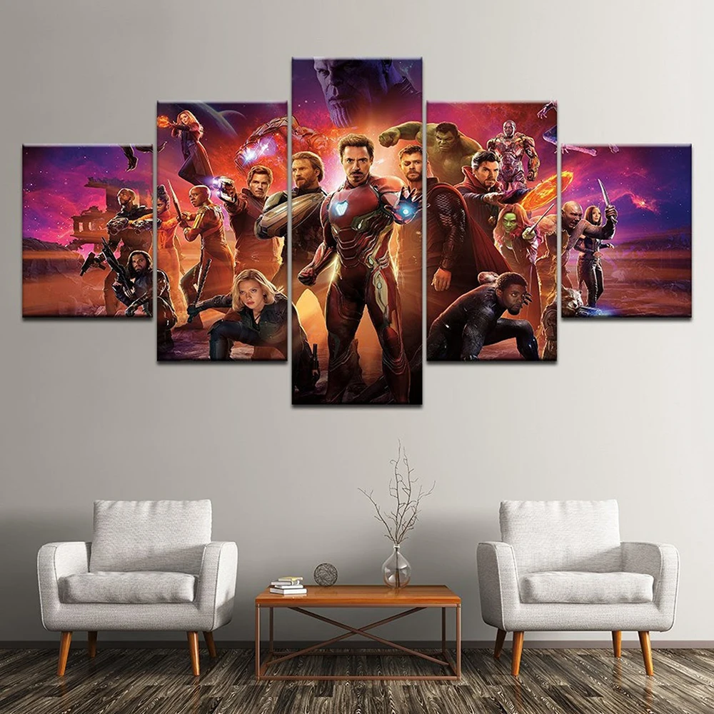 Большой Настенный художественный постер Декор супергерой Капитан Америка