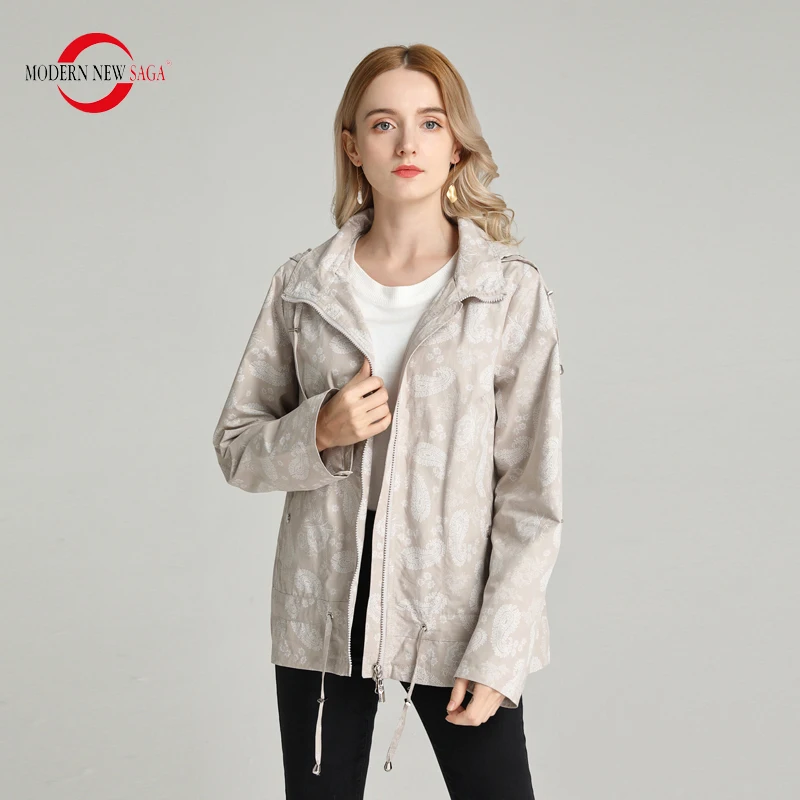 MODERN NEW SAGA 2020 Весенняя Женская Куртка Высокое Качество Пиджак Женский Осеннее