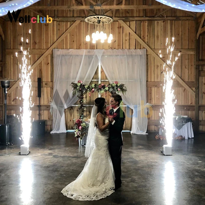 8 пакетов Ti Powder 200 г/пакет материал для холодной искры фонтан фейерверк машина