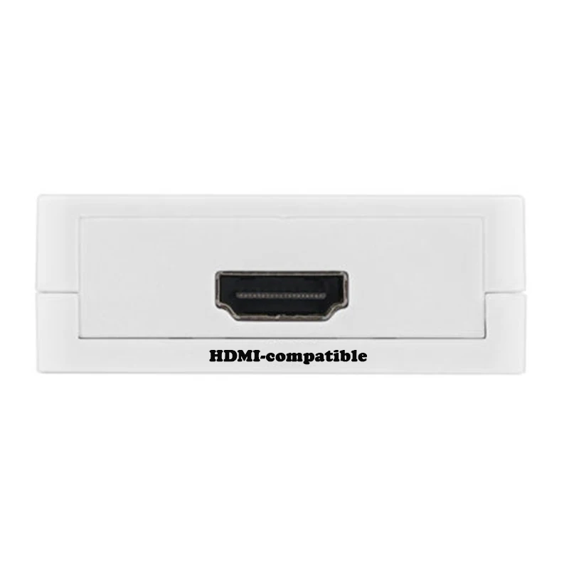 Мини 1080P VGA в HDMI совместимого адаптера конвертер VGA2HDMI compatible Соединитель с аудио