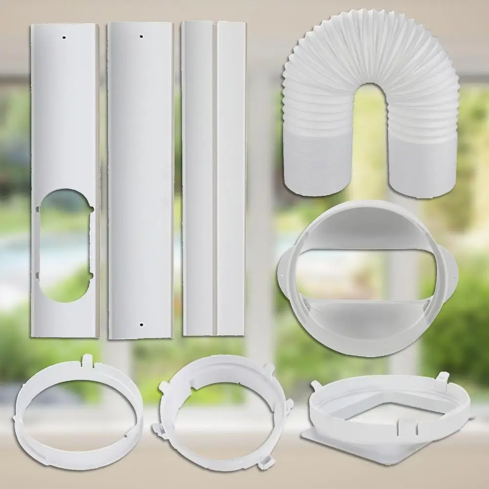 

Переносная Регулируемая оконная уплотнительная пластина для кондиционера, комплект для раздвижных окон, перегородка для кондиционера, 55 х...