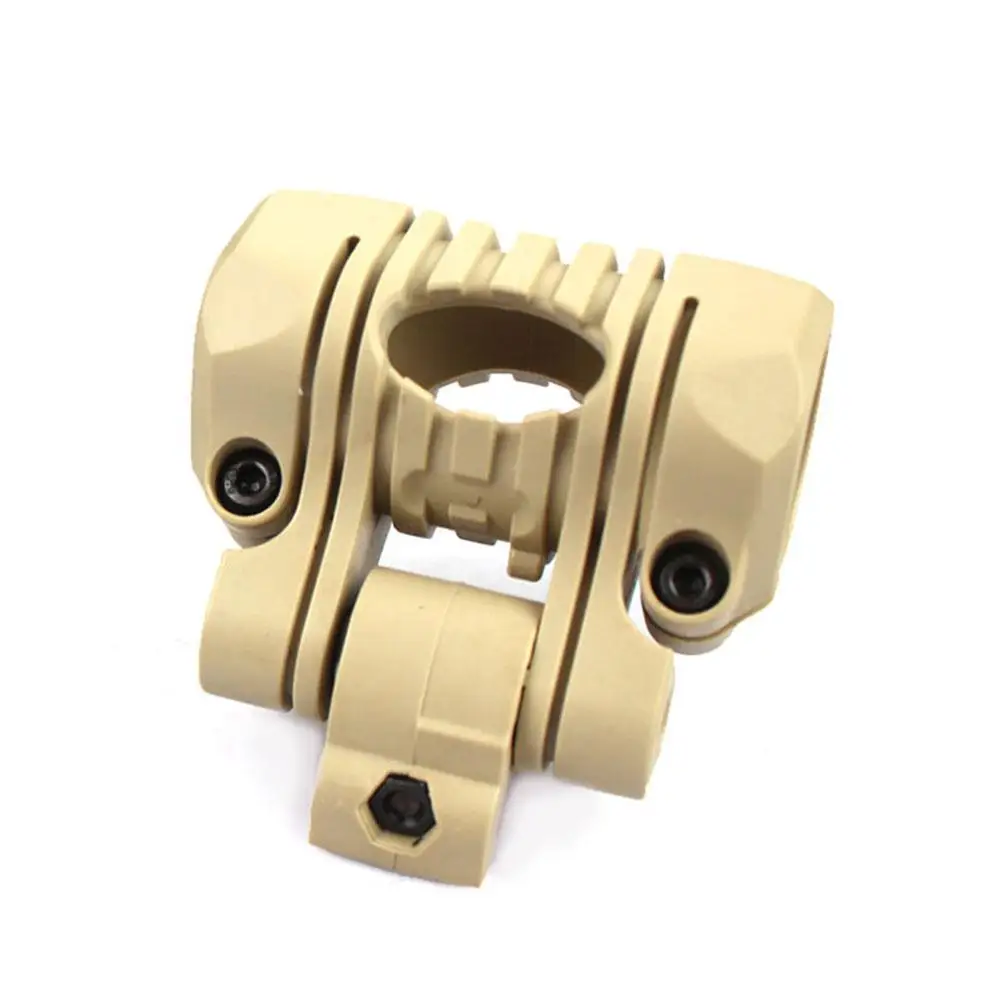 HobbyLane 25 мм Пять передач Fishbone фонарик клип направляющая шлем кронштейн|Рыболовные