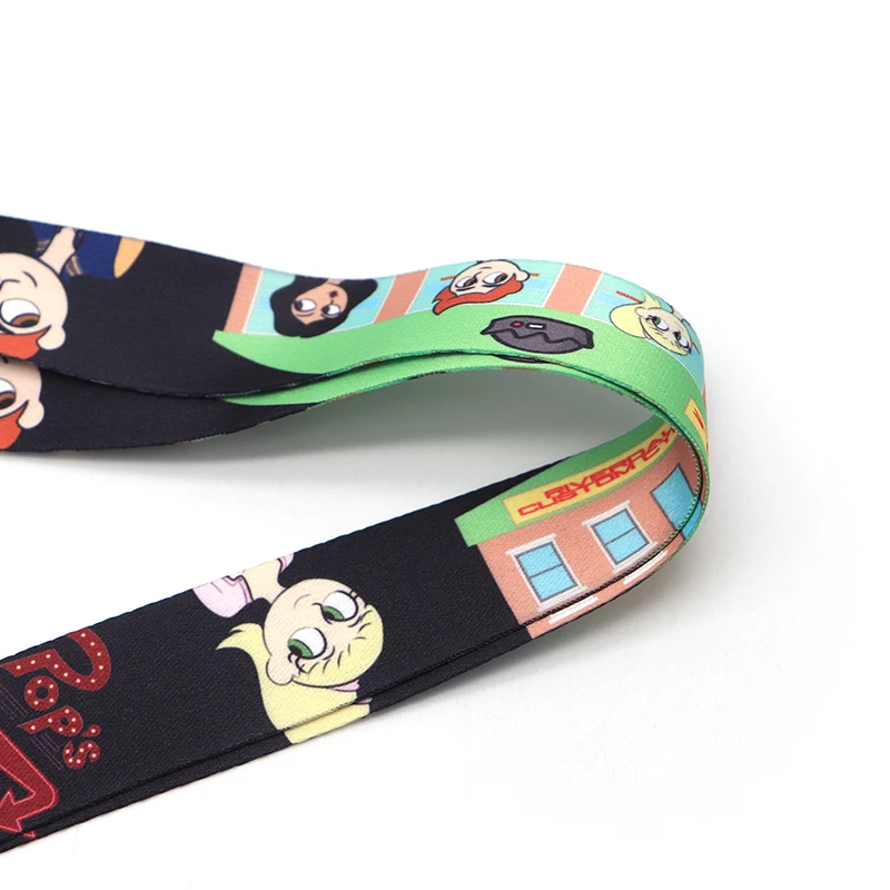 Ривердейл черный ремешок для брелка ID карты пропуск мобильный телефон держатель