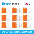 Датчик окон и дверей SONOFF Zigbee SNZB 04, работает с мостом SONOFF ZBBridge Zigbee, домашний помощник через Zigbee2mqtt