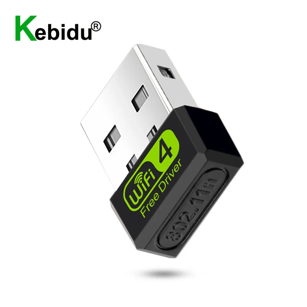 Wi-Fi-адаптер Mini USB 150 Мбит/с для ПК Ethernet Wi-Fi-ключ 2 4 ГГц сетевая карта антенна Wi-Fi