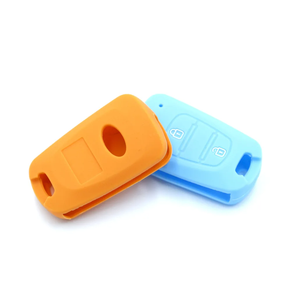 

Силиконовый чехол для автомобильного ключа с 3 кнопками, чехол для дистанционного ключа, чехол для автомобильного ключа, аксессуары для Kia ...