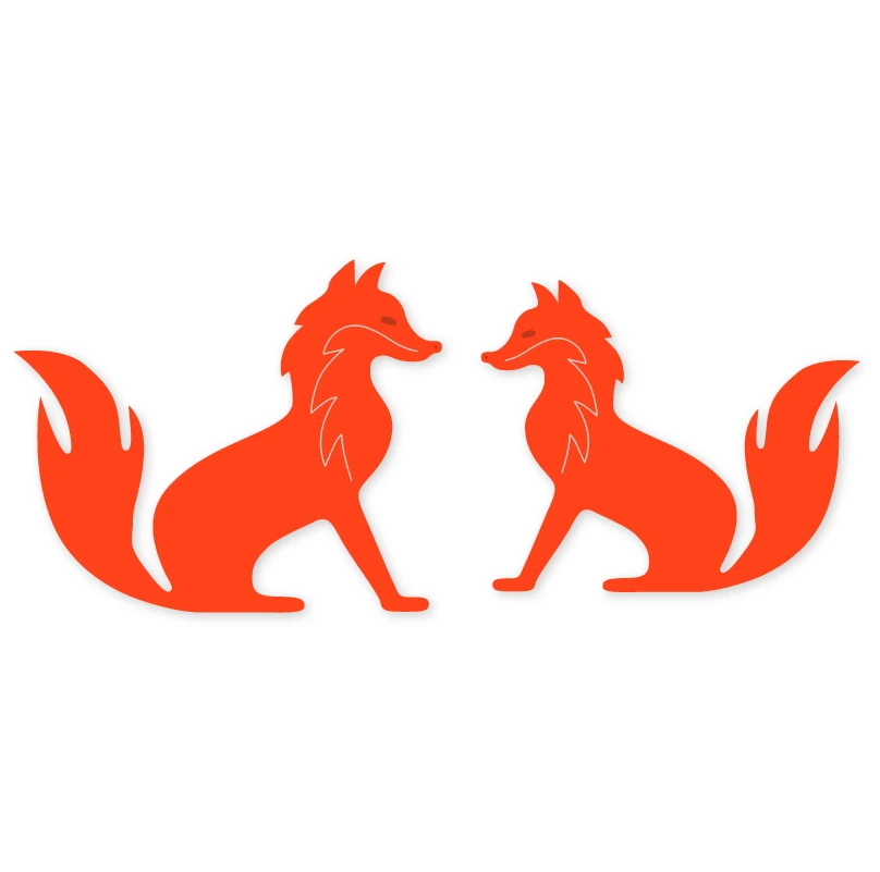 Ufurty две лисицы рамка для животных металлические режущие формы трафареты поделок