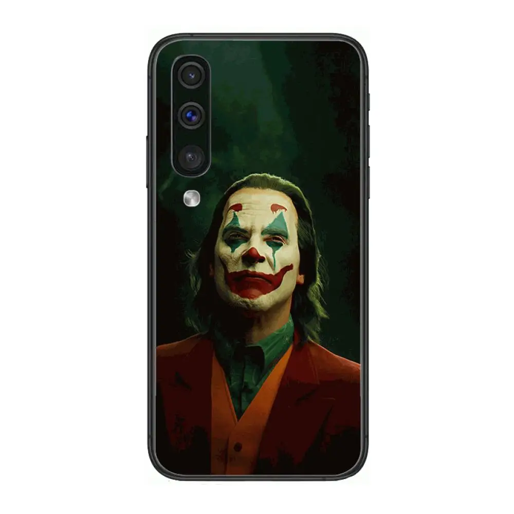 

clown joker case Phone Case Hull For Samsung Galaxy A 3 5 6 7 8 9 E 2018 Plus 2017 E S Black Shell Art Cell Cover TPU