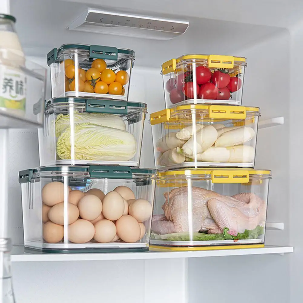 

Контейнер для хранения еды с таймером и крышкой для холодильника St T3F2