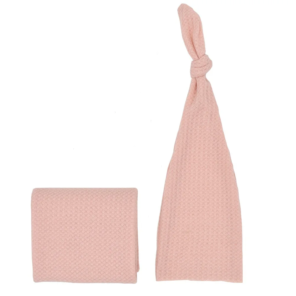 2 шт./комплект мягкие пеленки с шапкой для новорожденных мальчиков и девочек |