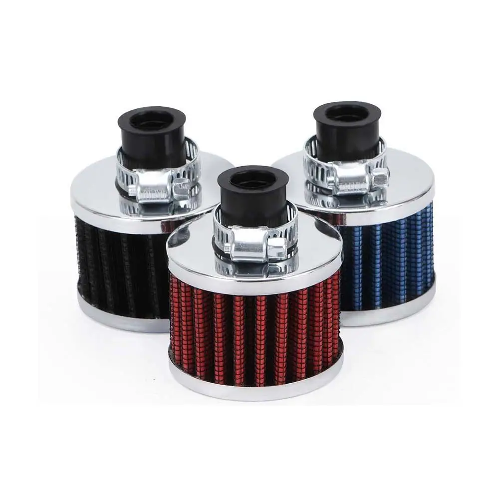 

Универсальный автомобильный воздушный фильтр 12 мм для мотоцикла, воздухозаборник холодного воздуха с высоким потоком, крышка для вентиляц...