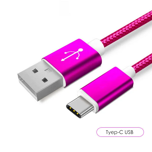 Rose Кабель usb type C для быстрой зарядки SUPTEC 2.5A для huawei P9 P10 P20 type c, зарядное устройство для Xiaomi Mi 8 samsung Galaxy S10 S9 - Цвет: Rose